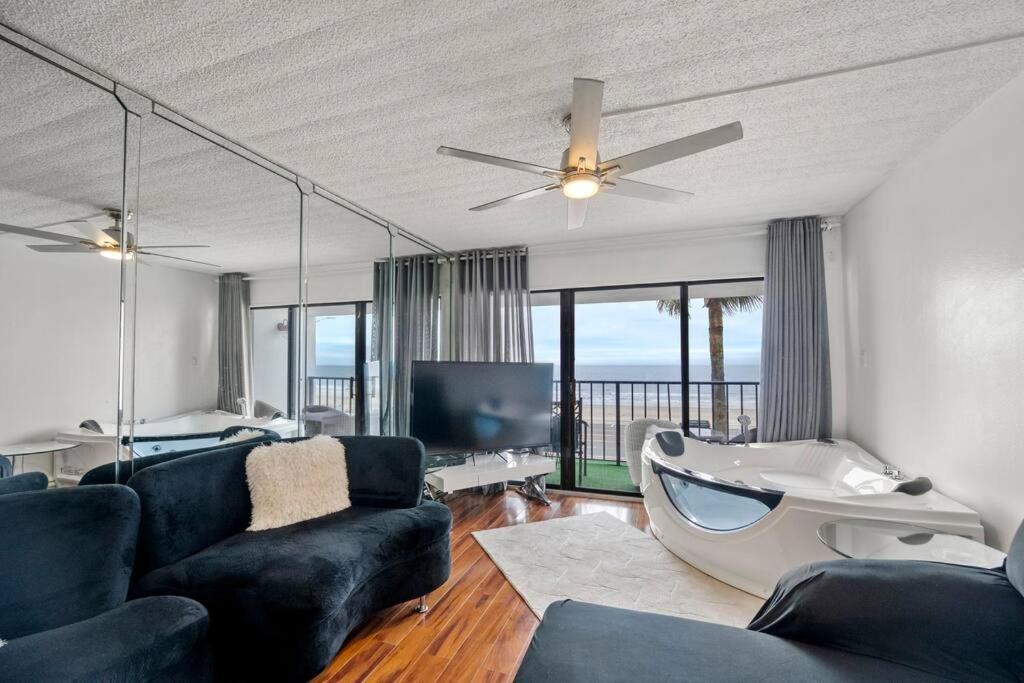 Bello Condominio Con Vista Al Mar, Jacuzzi Interno Galveston Luaran gambar